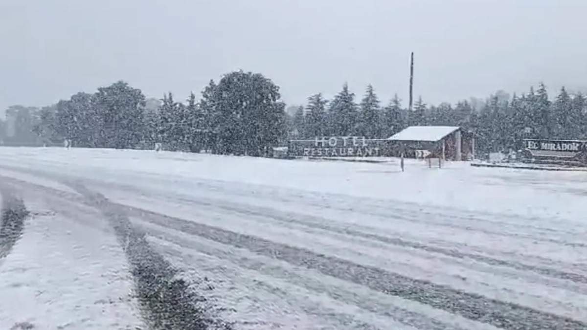 Nieve. Fuente: (Instagram)