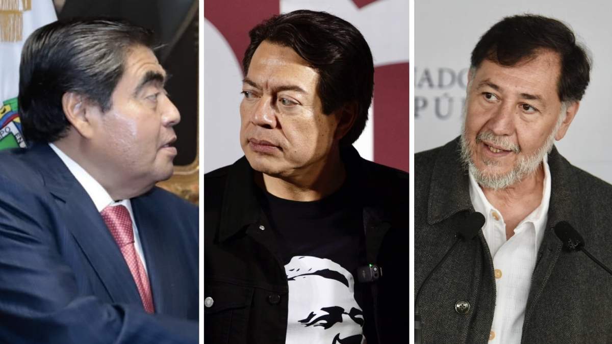 El gobernador de Puebla, el líder nacional morenista y el diputado del PT