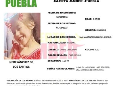 Papás mataron a la niña Neri, reportada como desaparecida en Puebla, confirma la Fiscalía