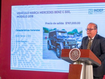 Indep subastará el 8 de marzo bienes incautados por 66.5 millones de pesos