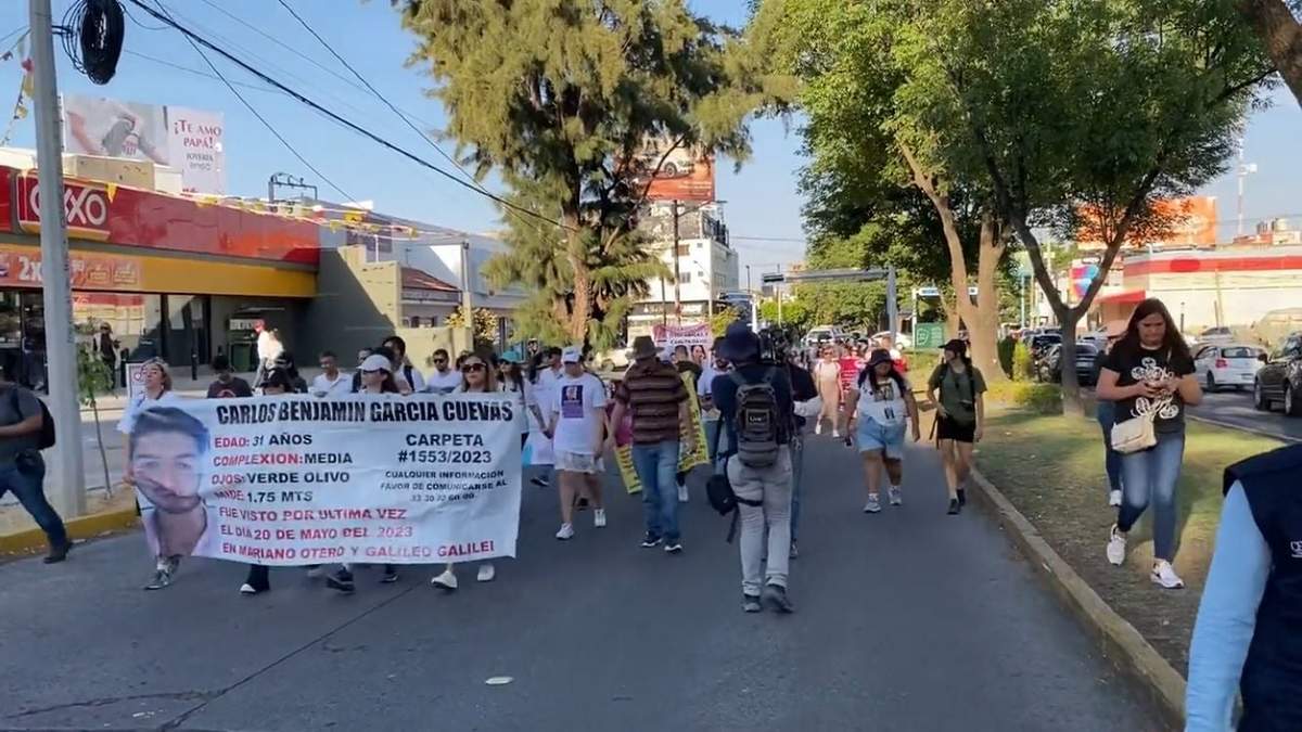 Marcha en Jalisco por desaparecidos del call center
