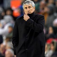 ¿Quique Setién con un pie afuera del Barcelona?