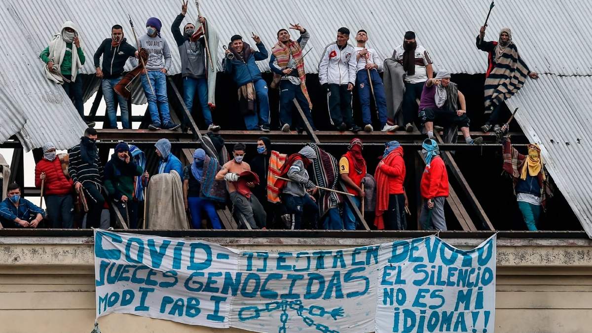Motín en la Cárcel de Devoto. Fuente: (Twitter)