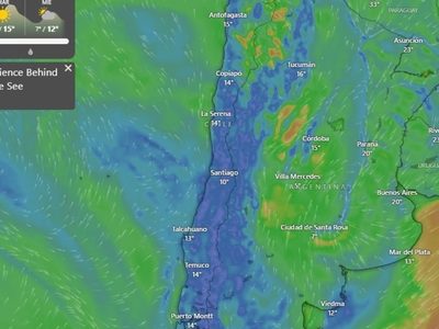 En vivo: podés seguir el mapa de las lluvias y el granizo
