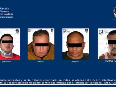 Vinculan a proceso a cuatro presuntos integrantes de “Los Rodolfos”