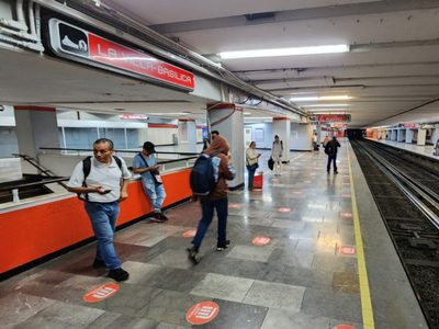 El Metro suspendió su servicio por un corto circuito en la estación La Villa de la Línea 6