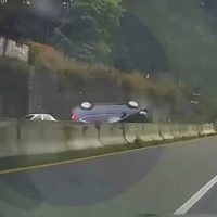 Captan fuerte volcadura en la carretera federal México-Toluca (Video)