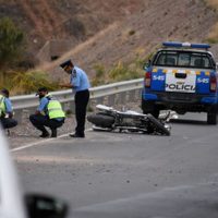 Grave accidente en Ruta 7, un motociclista resultó herido