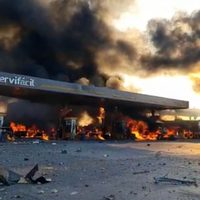 Explota gasolinera en la carretera Tula-Tlahuelilpan; hay dos muertos y cuatro heridos (Video)