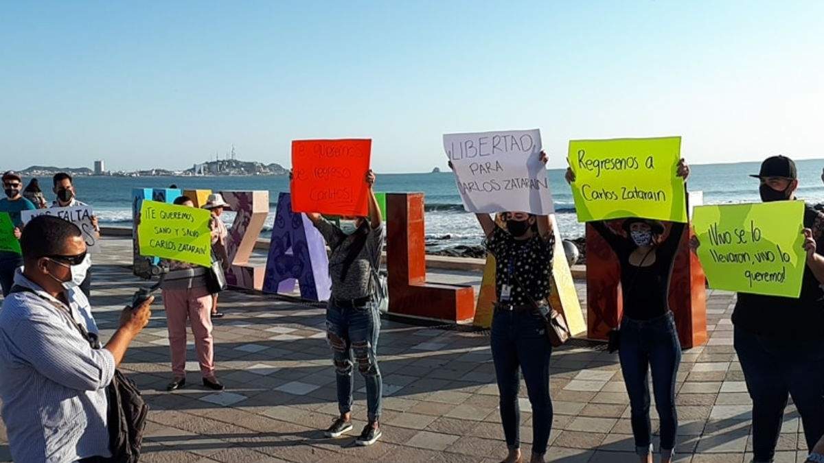 Protesta de Sabuesos Guerreras en Mazatlán