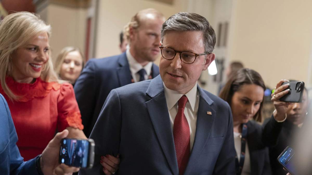 El presidente de la Cámara de Representantes, Mike Johnson