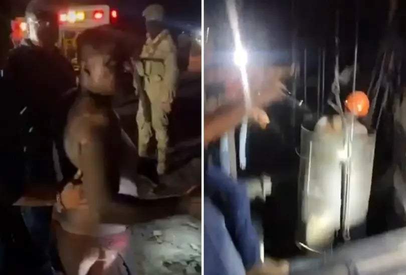 Rescatan con vida a los ocho mineros que estaban atrapados en pozo de carbón en Coahuila