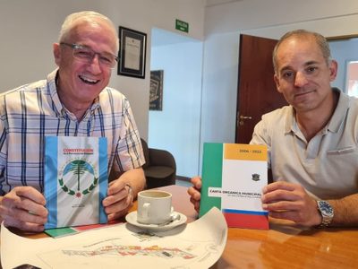 Baggio apoyó al intendente de San Patricio del Chañar en la pelea contra Shell por el agua