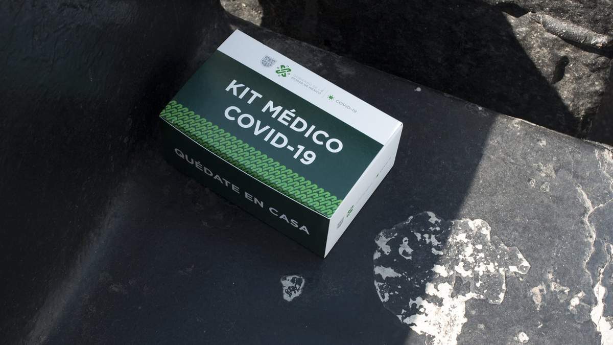 Un kit médico anti covid-19