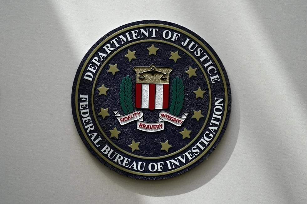 El sello del FBI en Omaha, Nebraska