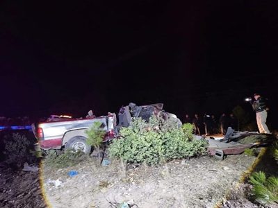 Mueren 12 personas, entre ellas un bebé y un niño, en un accidente de tránsito en Chihuahua