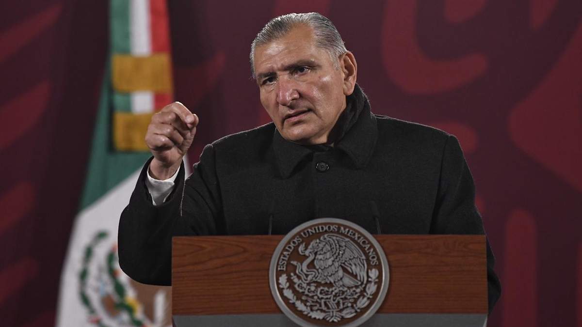 El secretario de Gobernación, Adán Augusto López