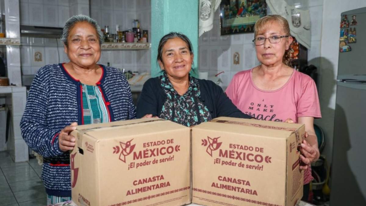 El apoyo consiste en una canasta bimestral con productos básicos.