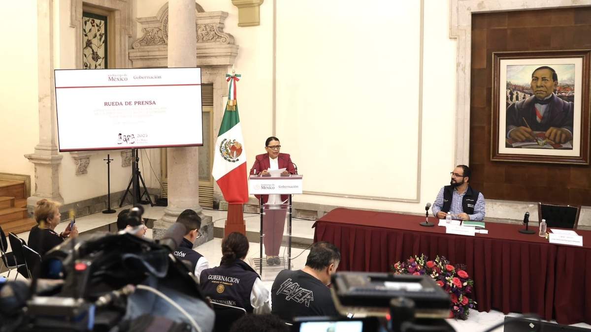 Rosa Icela Rodríguez dio conferencia el viernes para dar a conocer los resultados de la consulta pública para designar a la persona titular de la CNB
