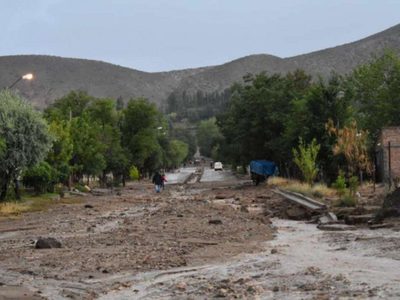 Alarmante: las fuertes tormentas arrasaron con una localidad neuquina