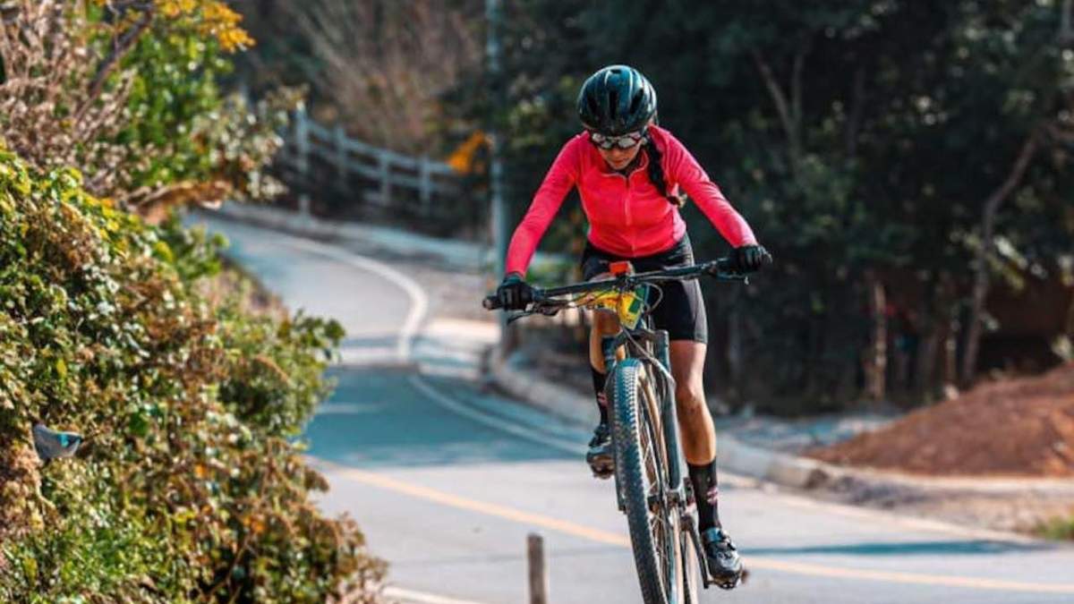 La ciclista veracruzana