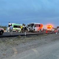 Reportan 16 muertos por choque en carretera Caborca-Sonoyta