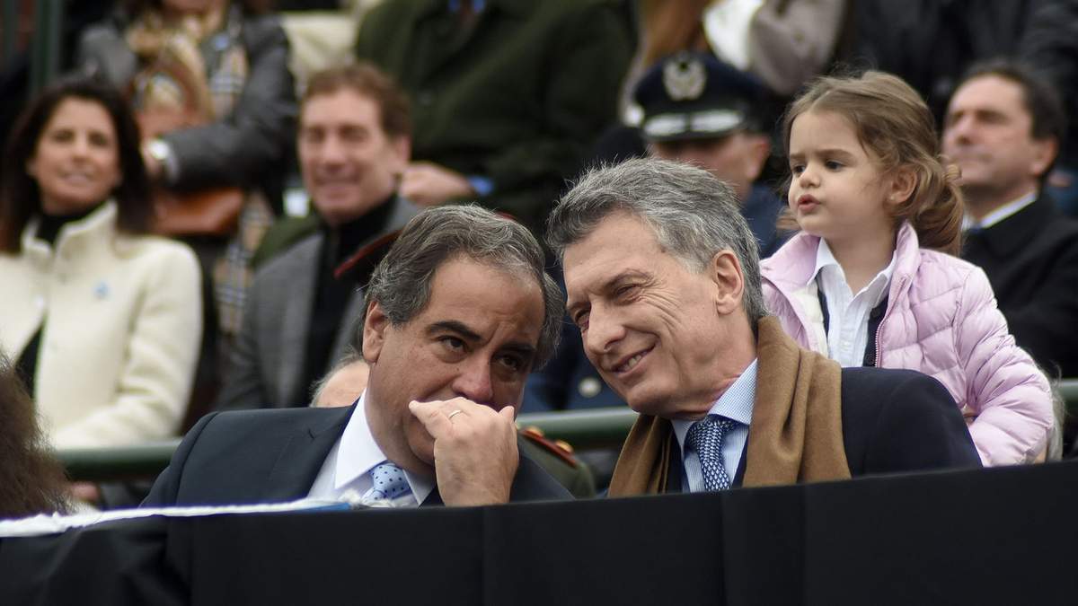 Julio Martínez junto a Mauricio Macri. Fuente: (Twitter)