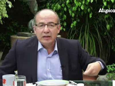 Calderón dice que le molesta que lo llamen alcohólico, pero reta a cualquiera a una competencia