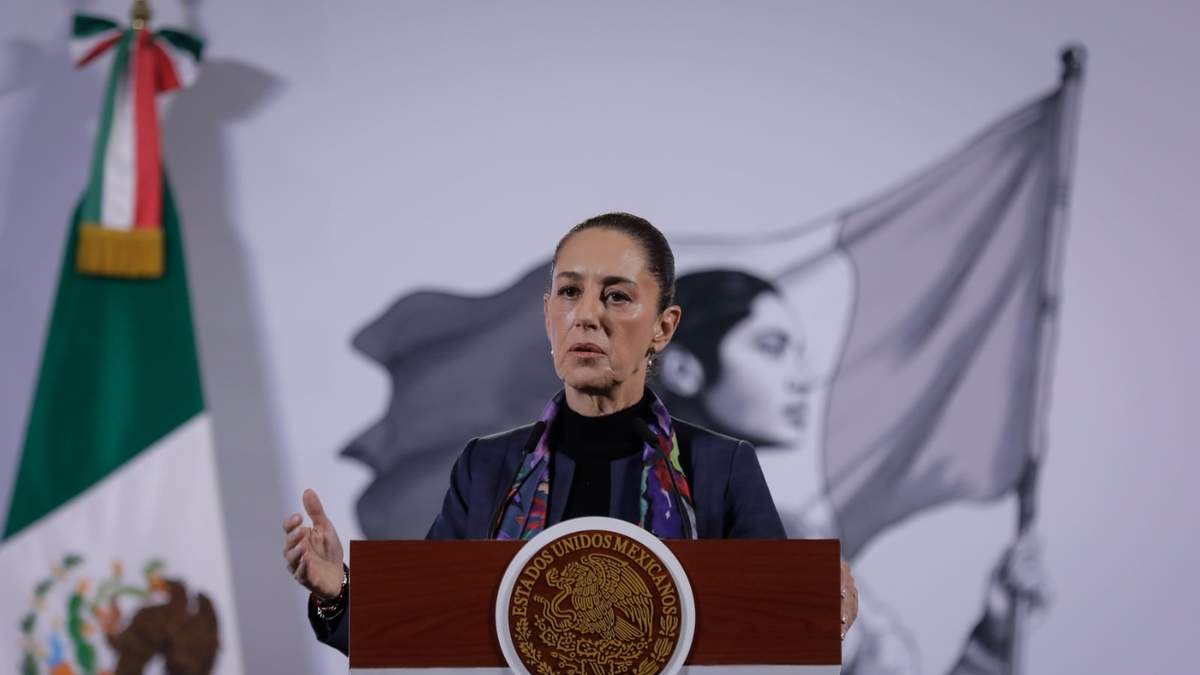La presidenta Claudia Sheinbaum