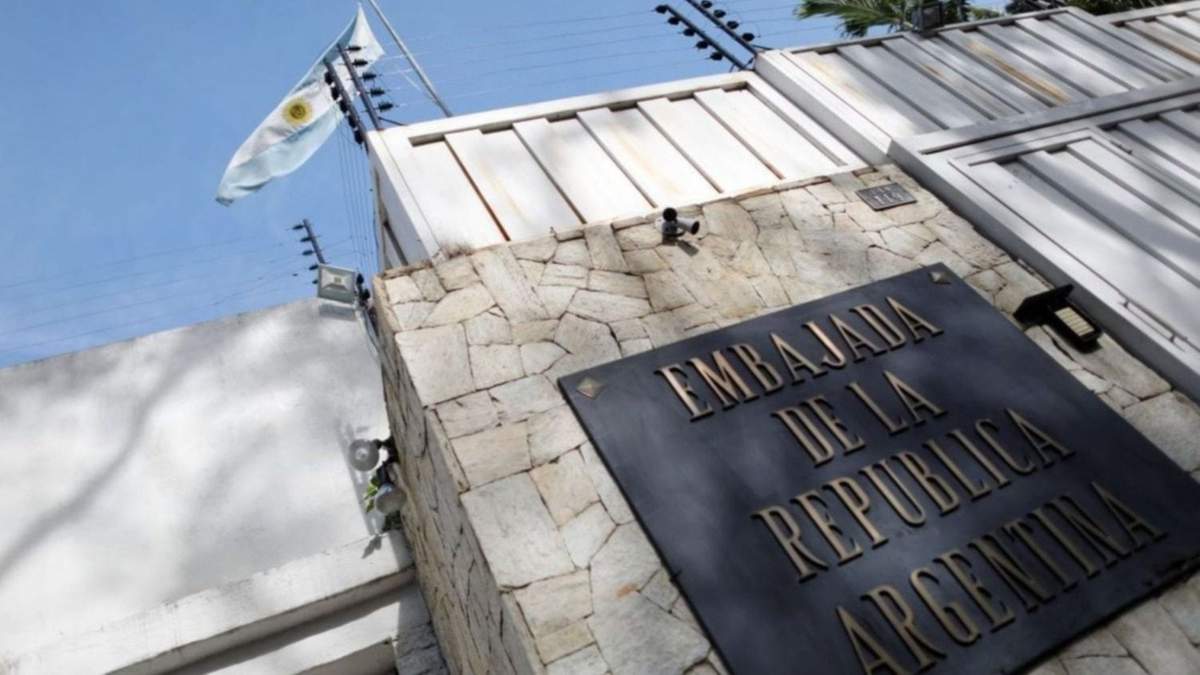Embajada Argentina. Fuente: (X)