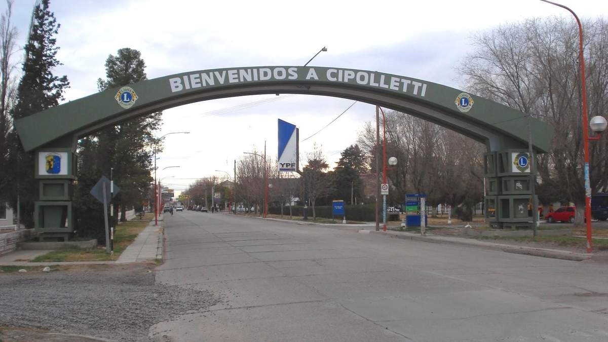 Localidad de Cipolletti, provincia de Río Negro. Fuente: (Twitter)