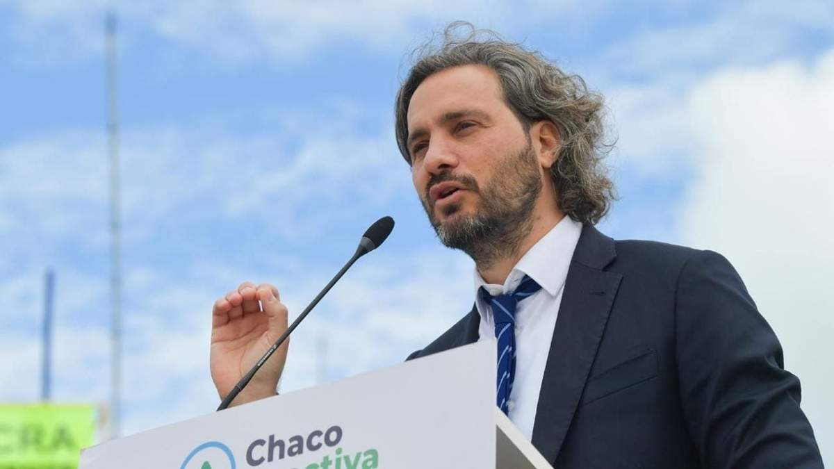 El jefe de Gabinete, Santiago Cafiero. Fuente: (Twitter)