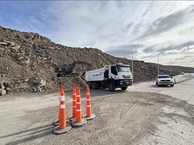 El titular de Vialidad provincial informó el avance de la remediación del derrumbe en el Cerro de la Virgen
