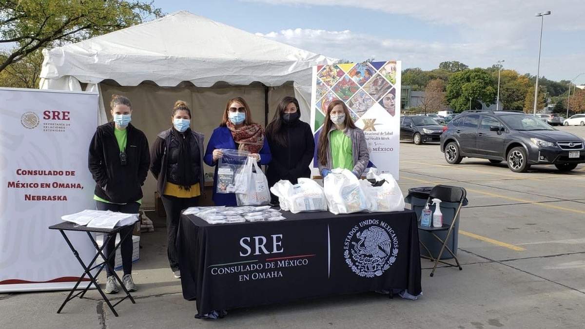Vacunación contra la gripe en Ahoma, Nebraska