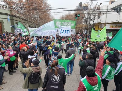 ATE se movilizó en la capital por la inclusión de los sectores excluidos en el CCT general