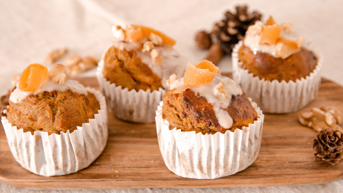 Muffins de Carrot Cake. Fuente: (Instagram)