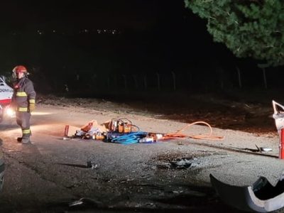 Choque frontal dejó cuatro heridos en San Martin de los Andes