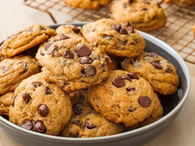 Galletas con chips de chocolate: sabrosas para la merienda