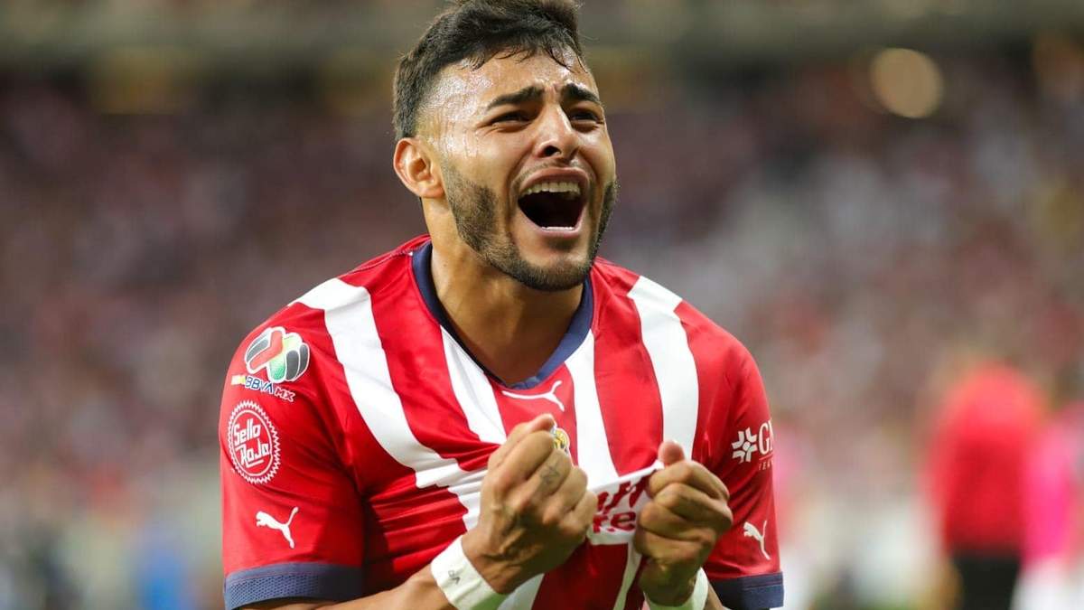 El jugador del Guadalajara, Alexis Vega