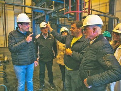 Pablo Cervi aseguró que la Planta Industrial de Agua Pesada es clave en su proyecto de provincia