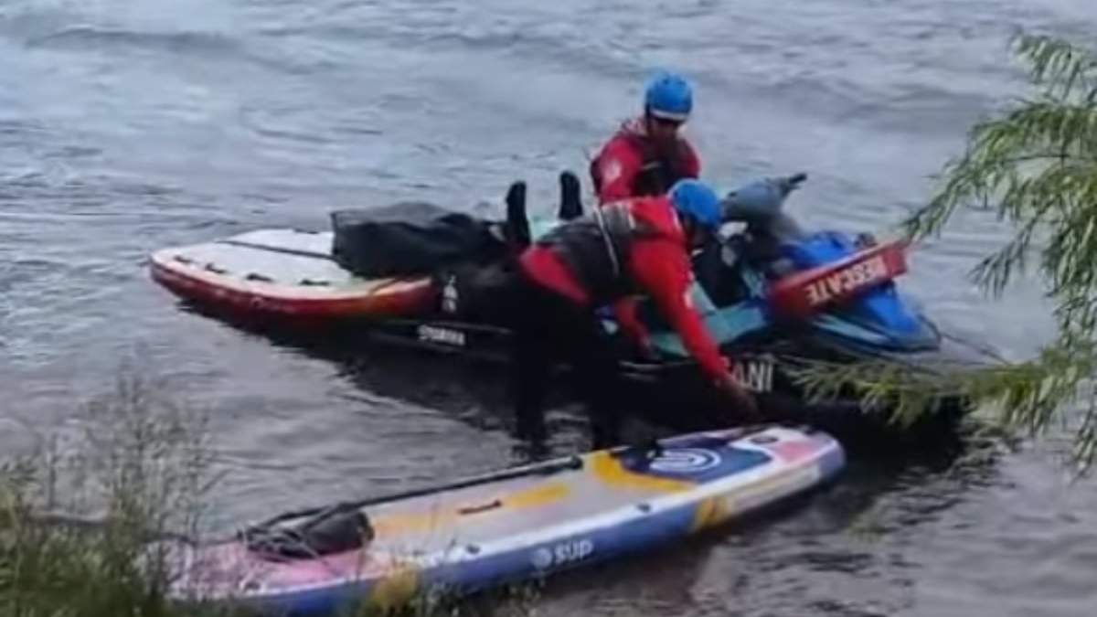Guardavidas protagonizaron un rescate en el Rio Limay. Fuente: (Instagram)