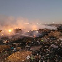 Vecinos de Centenario se quejan por reiterados incendios en la terminal de basura