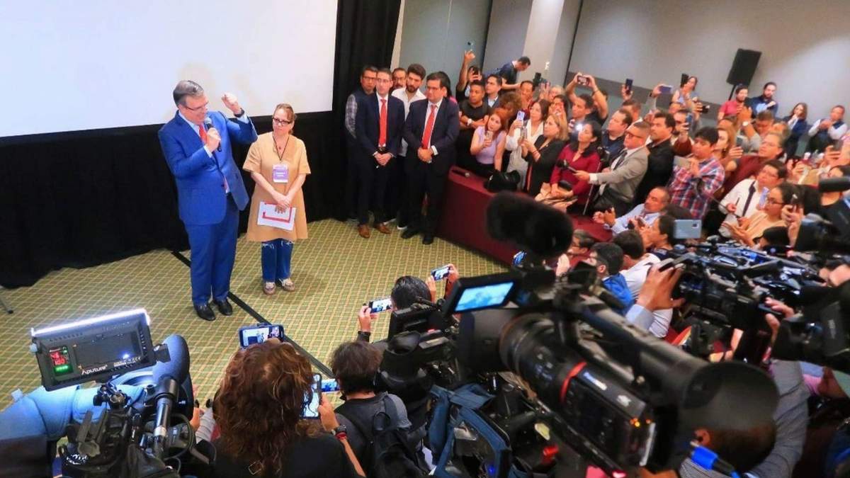 Marcelo Ebrard en la conferencia del miércoles 6 de septiembre