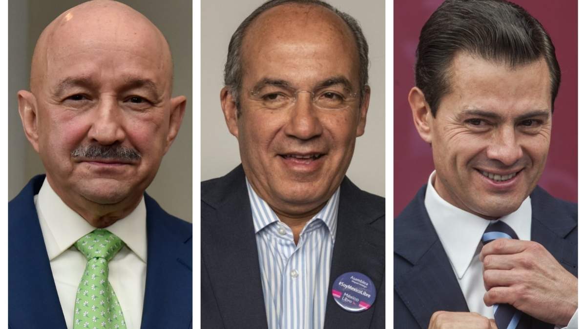 Carlos Salinas, Felipe Calderón y Enrique Peña Nieto