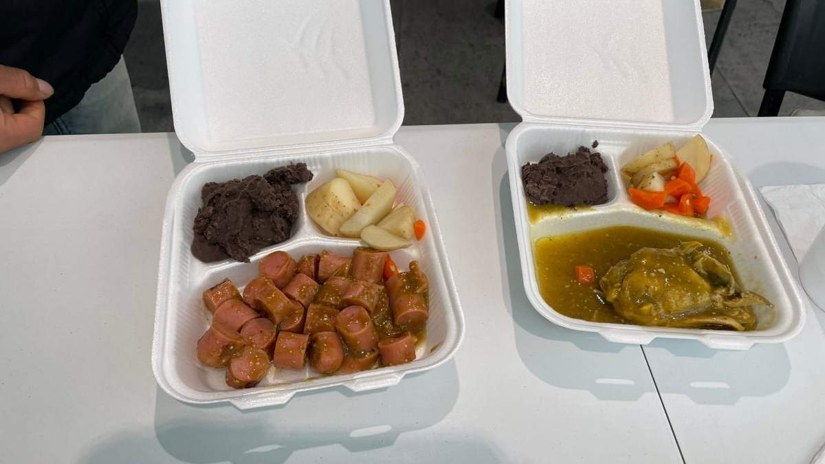 La comida echada a perder