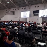 En asamblea sobre el Tren Maya, comunidades de Tabasco demandan acceso a luz y agua
