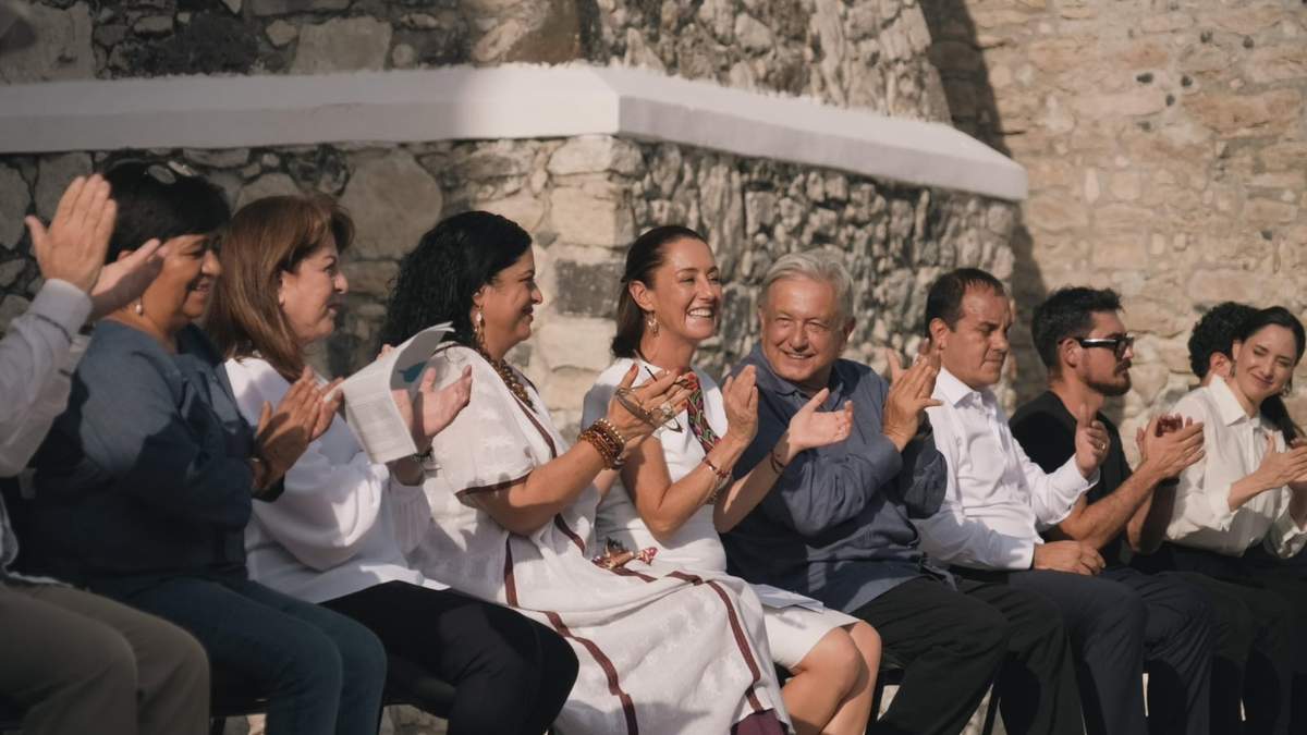 López Obrador y Sheinbaum de gira por Morelos
