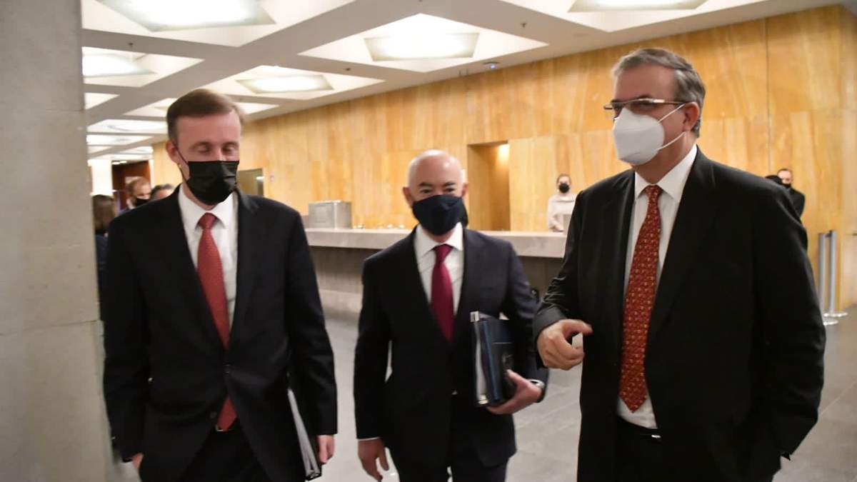 Reunión de Ebrard con funcionarios de Estados Unidos