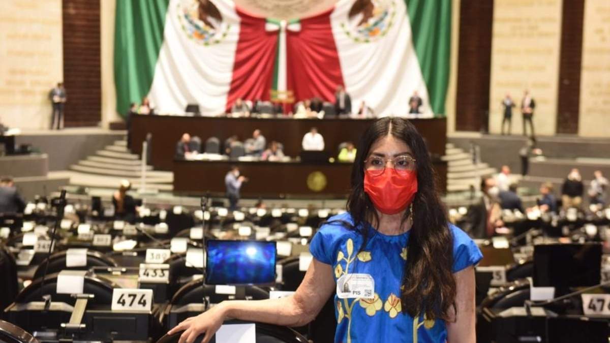 María Elena Ríos en la Cámara de Diputados