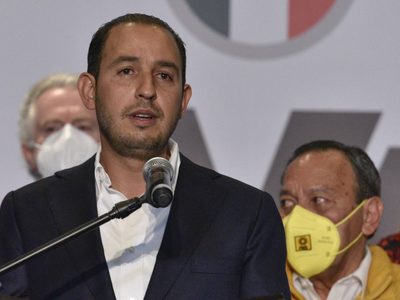 Marko Cortés y Jesús Zambrano no esperaron a que terminara AMLO para arremeter contra la 4T